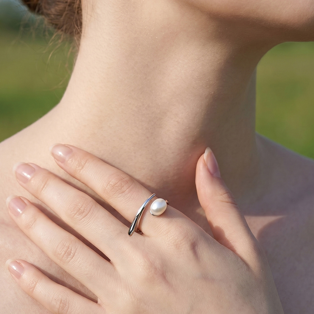 Elegant Single Pearl - 3