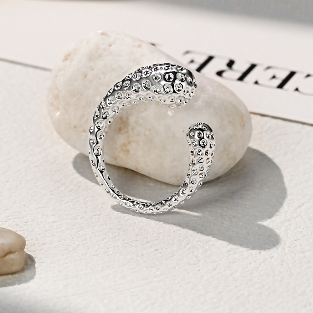 Brazalete serpiente plata con cristal - 3