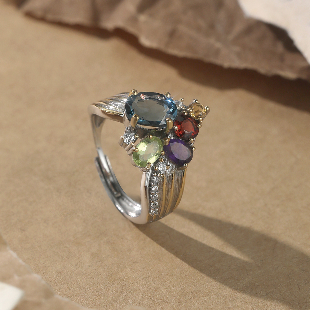 Vintage Amethyst Multi-stone - 2