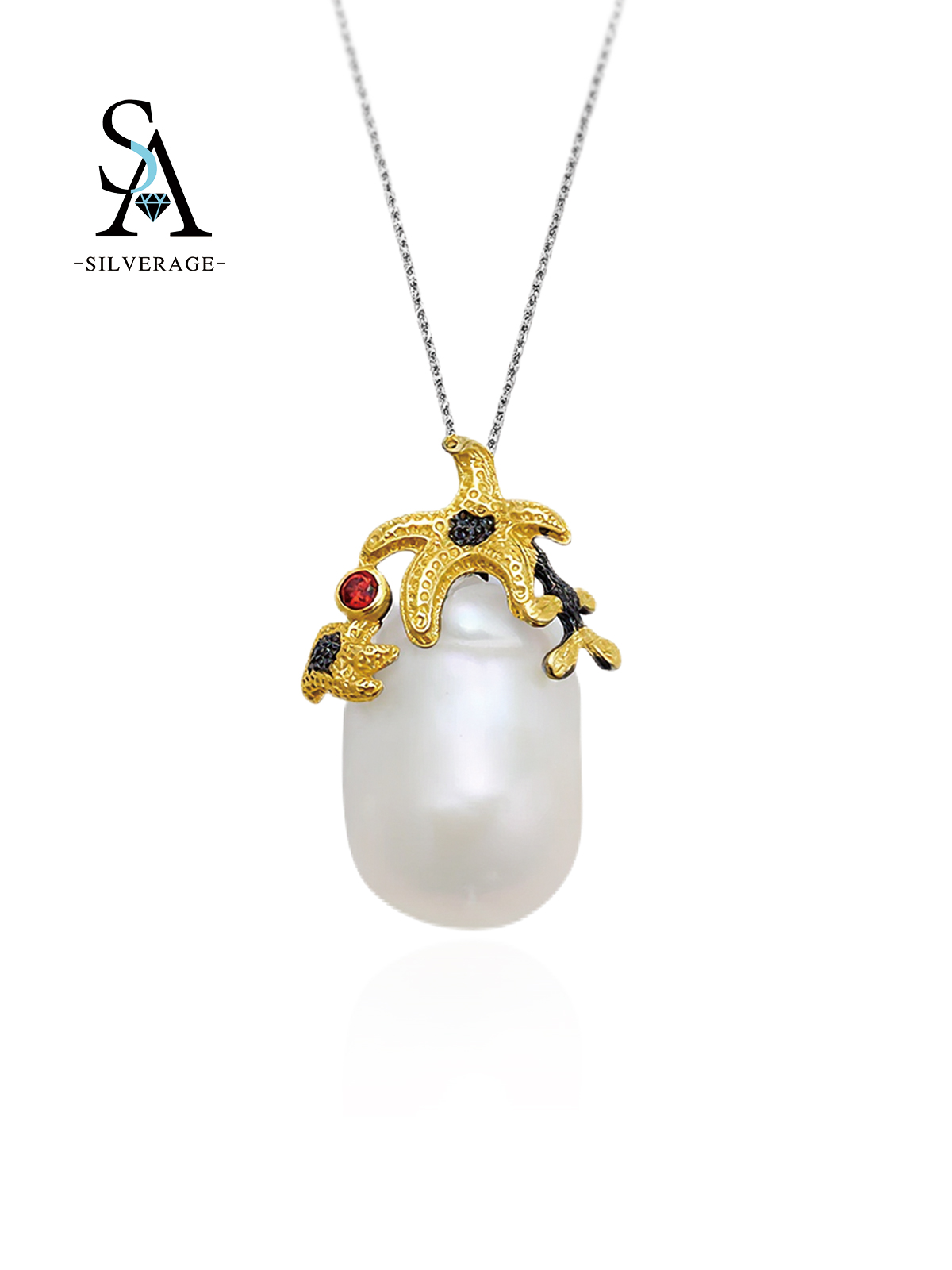 Vintage Baroque Pearl Starfish