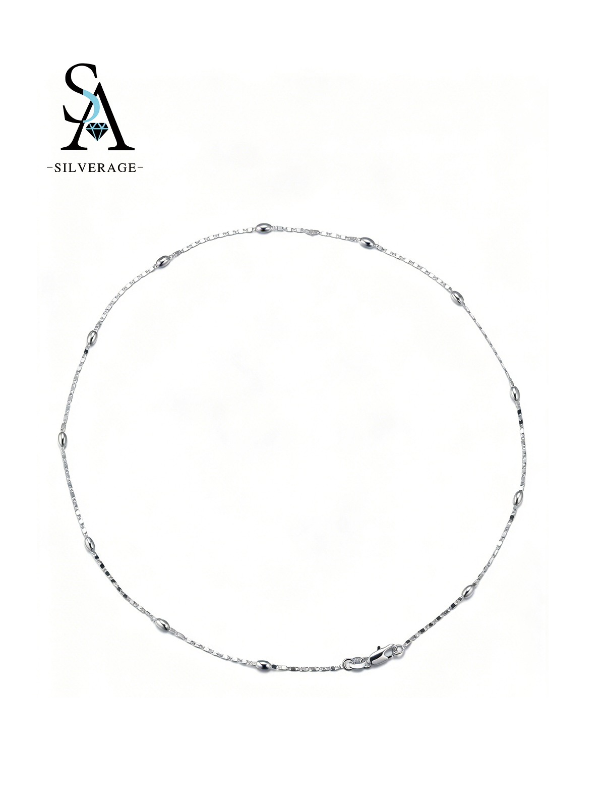 Cadena satélite plata