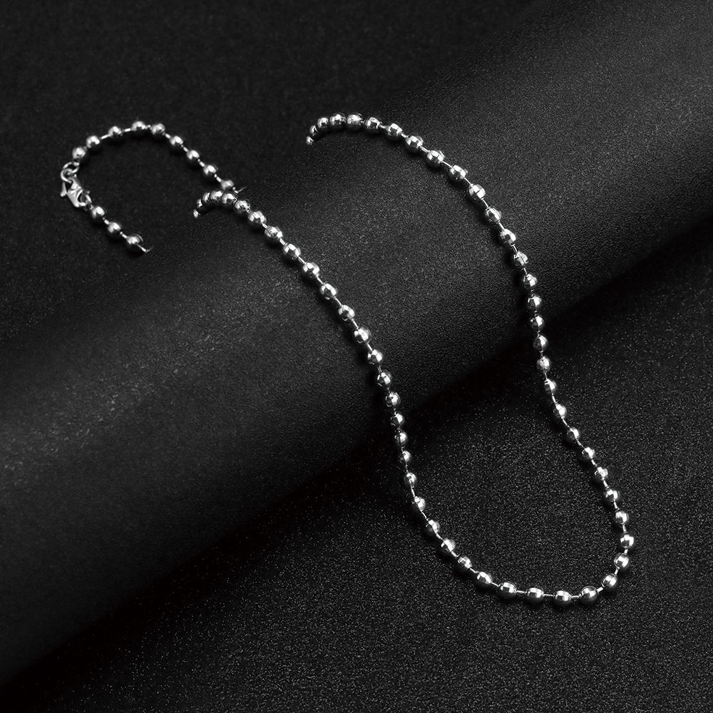 Dainty Silver Bead Chain - 3