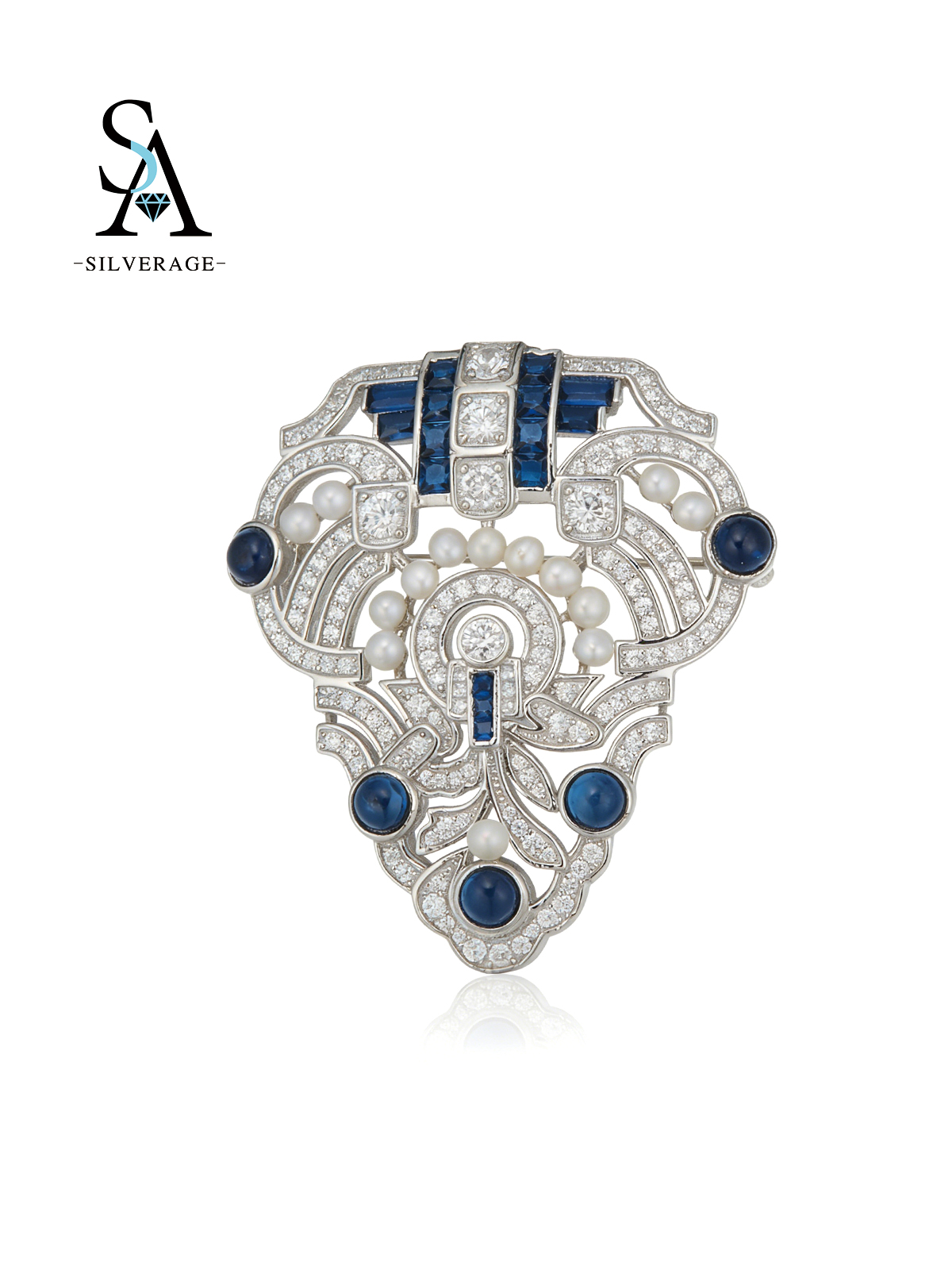 Vintage Filigree Sapphire