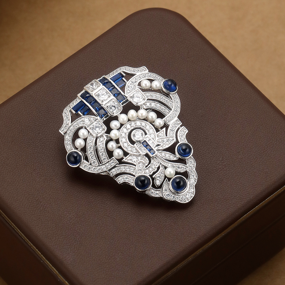 Vintage Filigree Sapphire - 3