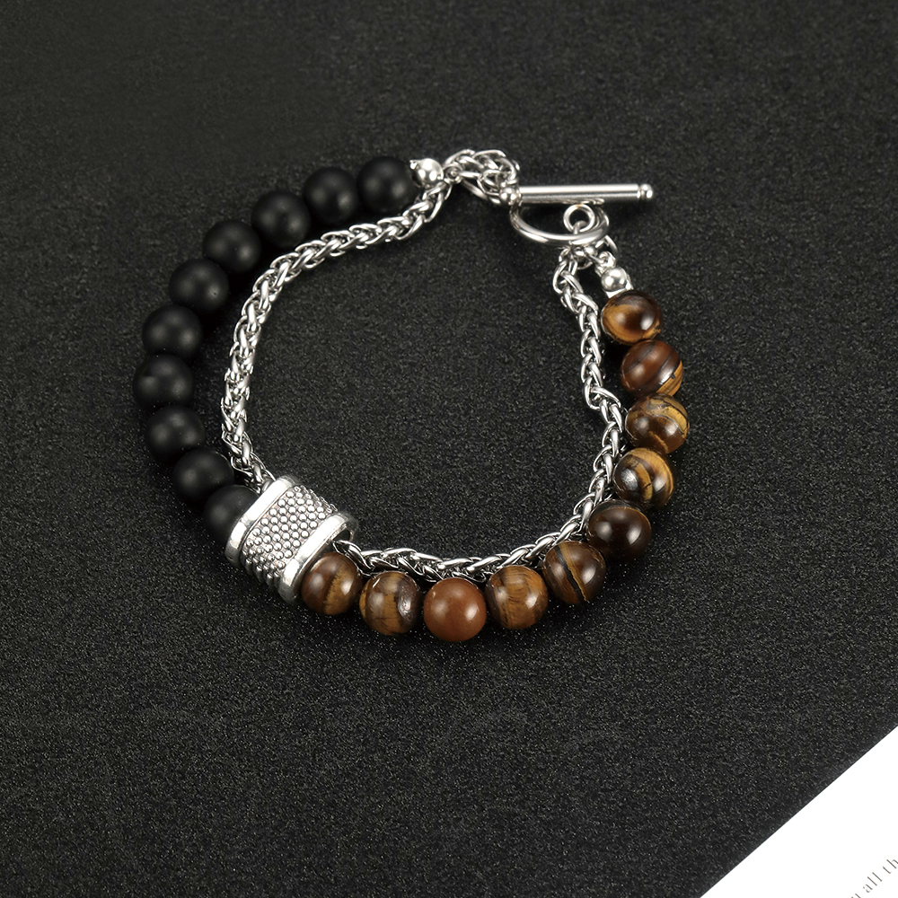 Men's Tiger's Eye & Matte Onyx - 2