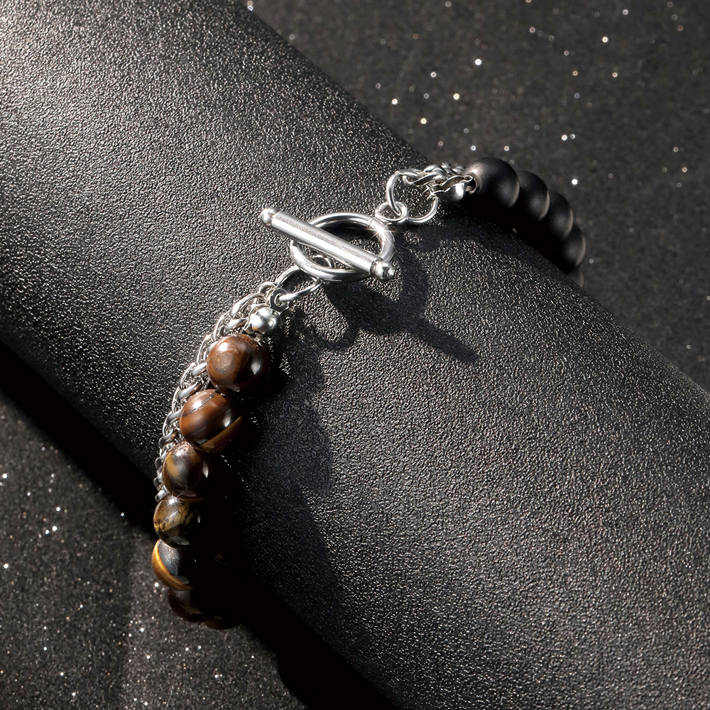 Men's Tiger's Eye & Matte Onyx - 3