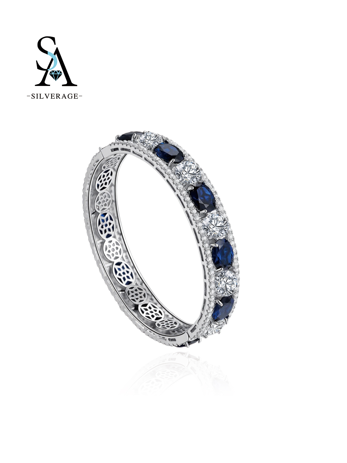 Zafiro y diamante